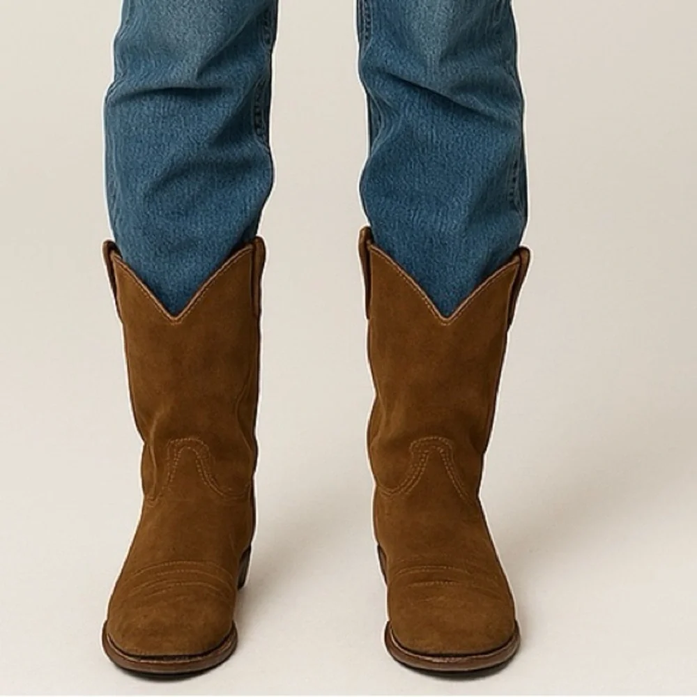 Stylish Brown Suede Ankle Boots for Women